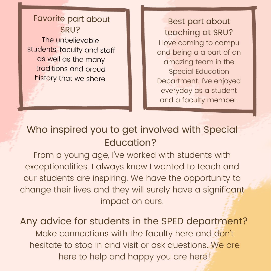 SruSped's tweet photo. Today we are featuring Dr. Erickson! https://t.co/Q7GV195w15
