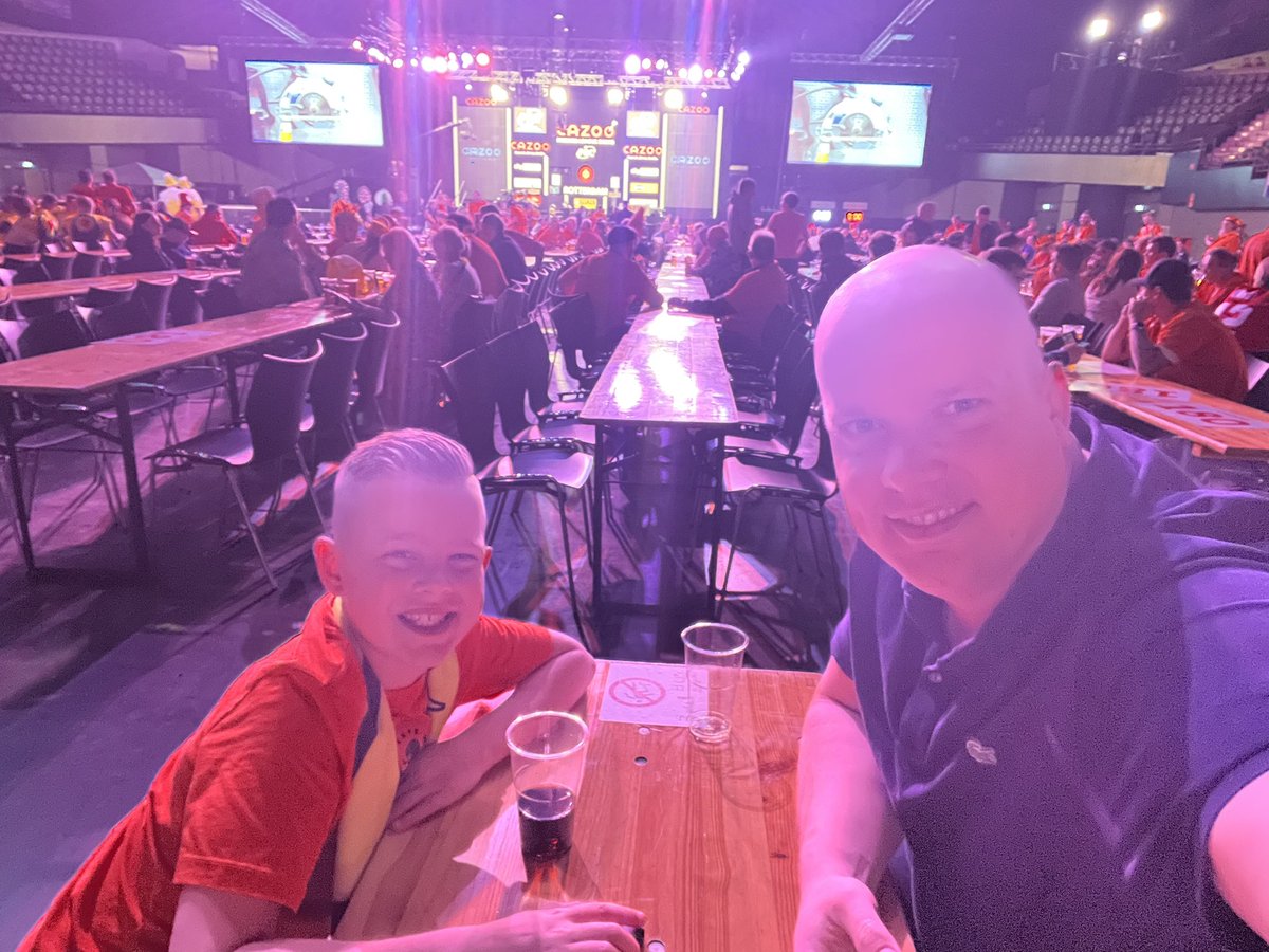 Great darts night in Rotterdam💪🎯 #PremierLeaguedarts