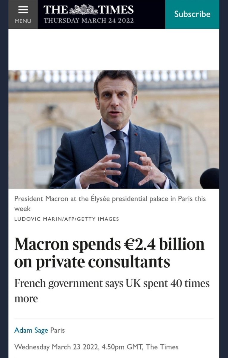 CgtTuifrance's tweet photo. #McKinseyGate
Le scandale fait la une à l'étranger https://t.co/bvoKa72ALz