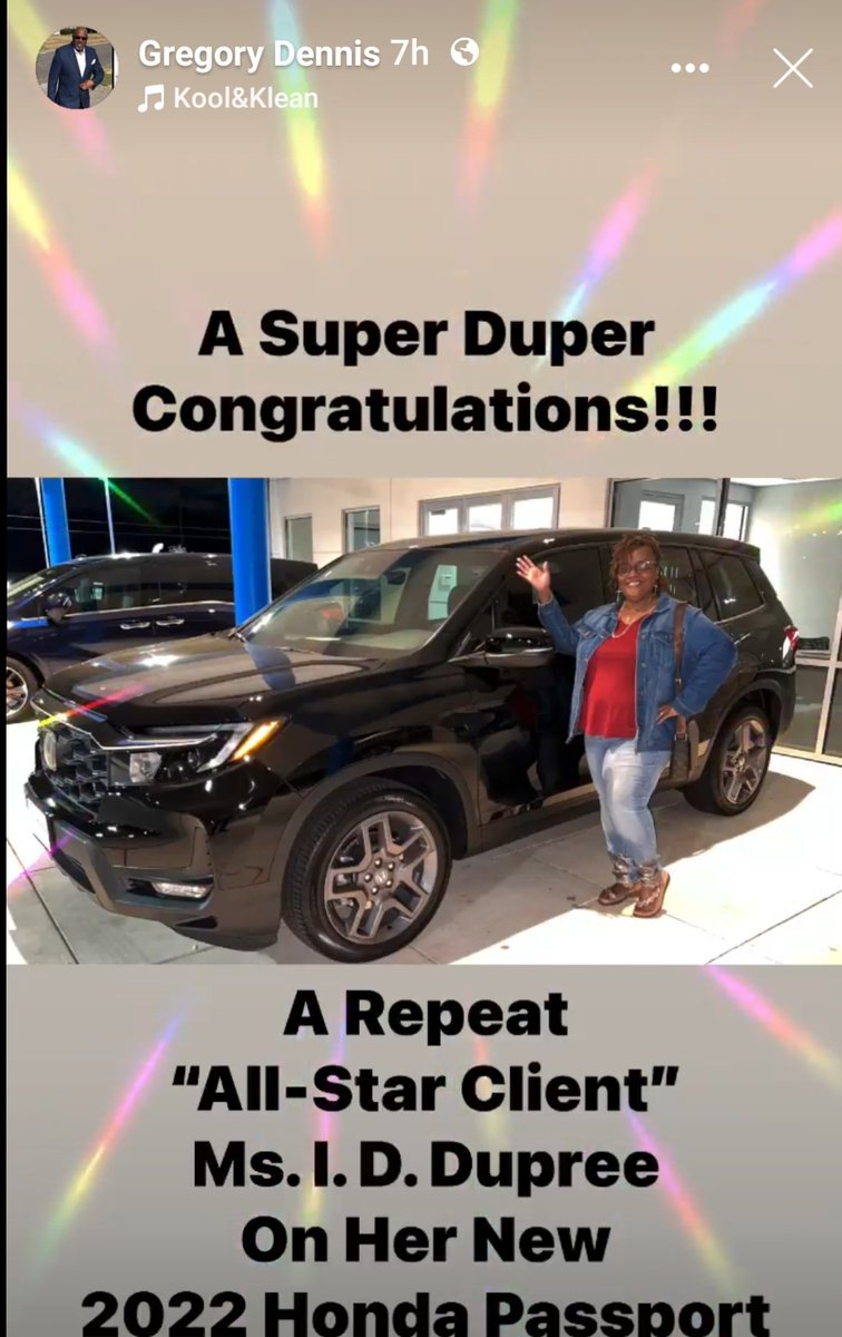 I love my new car! Thanks Gregory Dennis at Transportation Network for assisting me in securing the best deal by saving me over $5.000 !