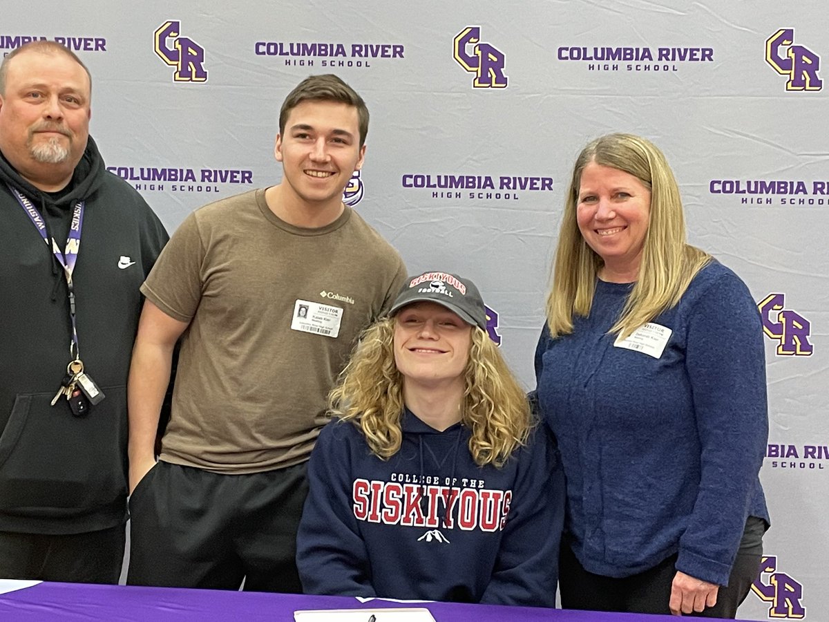 2022 Rapid Signee, Dylan Kier will be heading to College of the Siskiyous to play football #riverflow