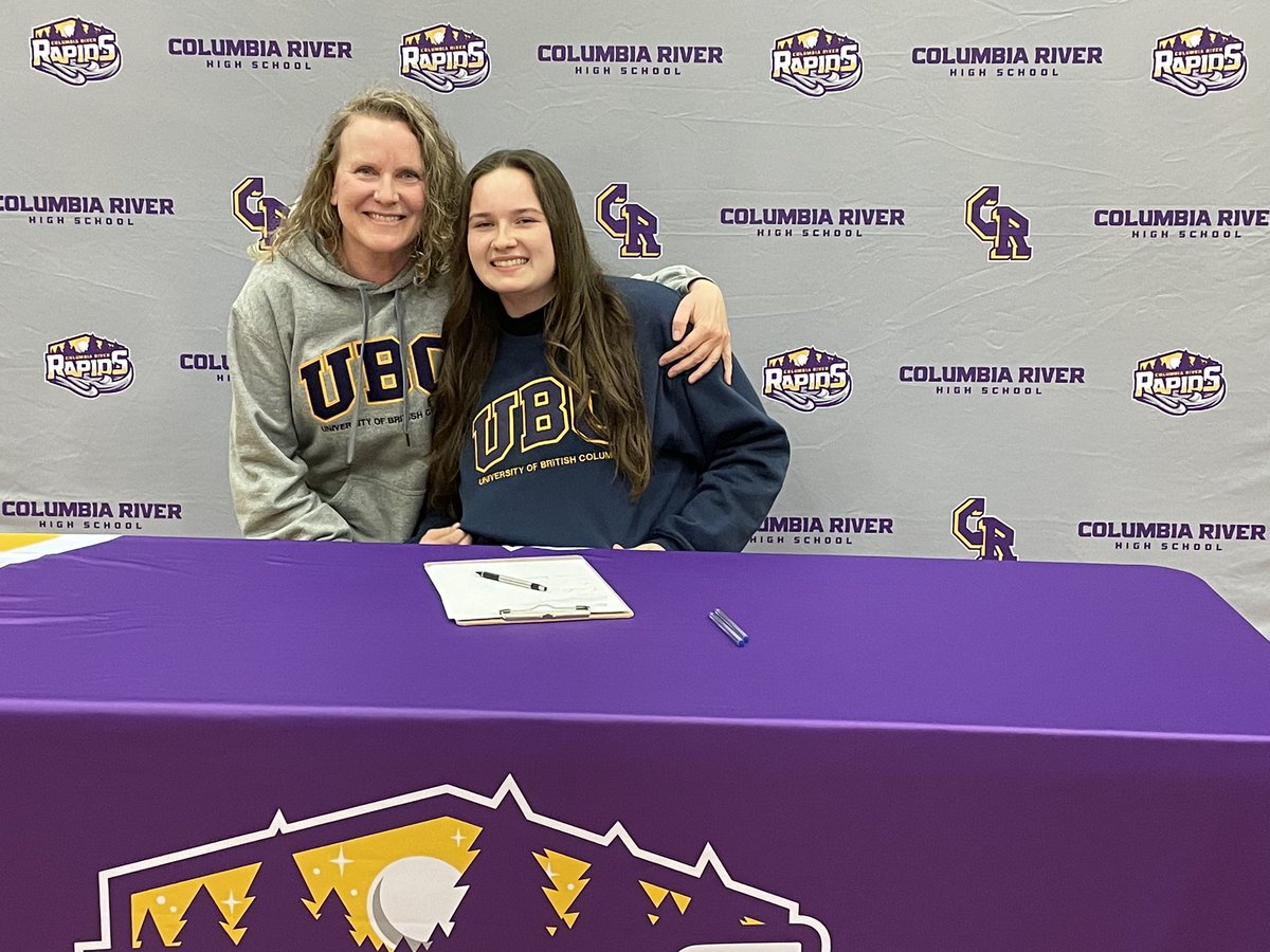 2022 Rapid Signee, Taylor McRae will be going up north to the University of British Columbia to play softball #riverflow