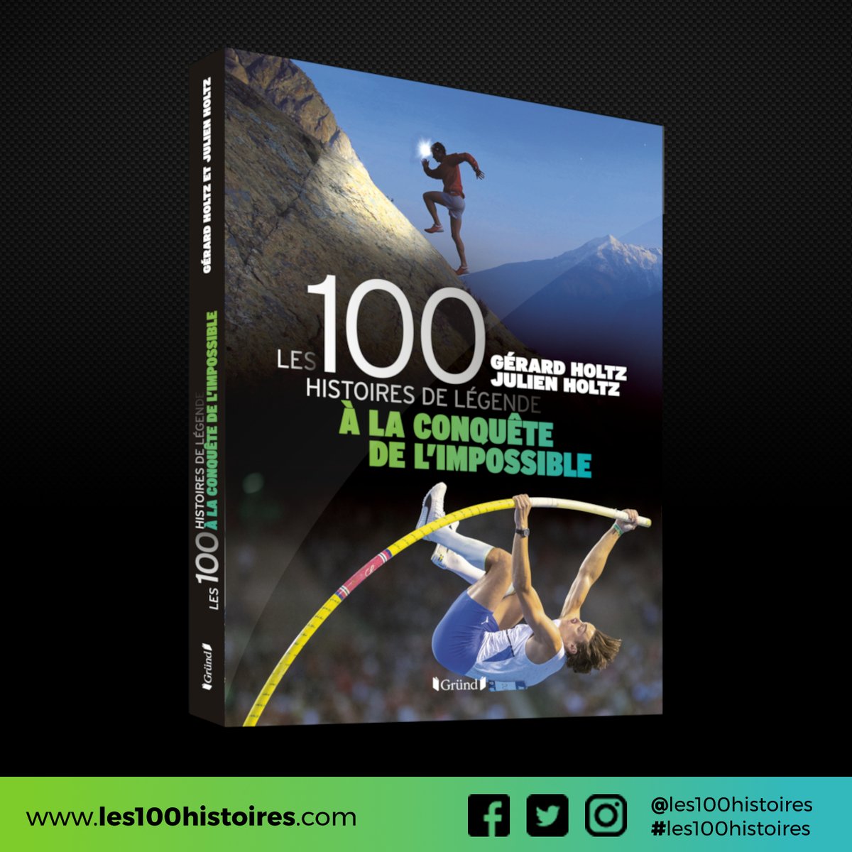 [NEWS] Et voici le 9e titre de la collection de #gerardholtz et <a href="/julienholtz/">Julien HOLTZ</a>
LES 100 HISTOIRES DE LEGENDE : A LA CONQUETE DE L'IMPOSSIBLE
Les plus grands défis et records de l'Homme. Quatre chapitres : Air, Eau, Terre e Feu
RDV le 12 mai 2022
<a href="/editionsgrund/">Editions Gründ</a> <a href="/kilianj/">kilian jornet</a> #duplantis