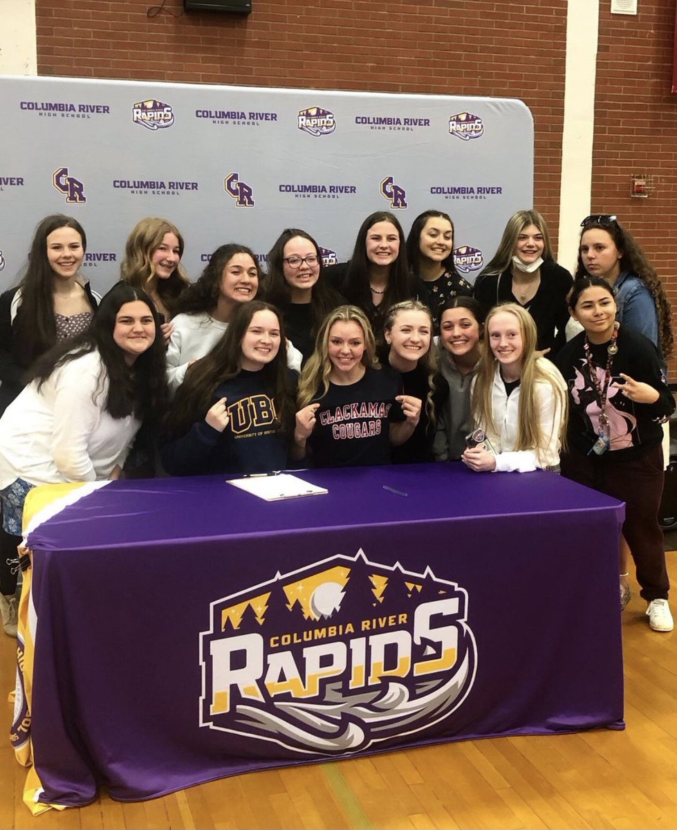 2022 Rapid Signee, Sophia Reyes will be going to Clackamas Community College to play Softball #riverflow