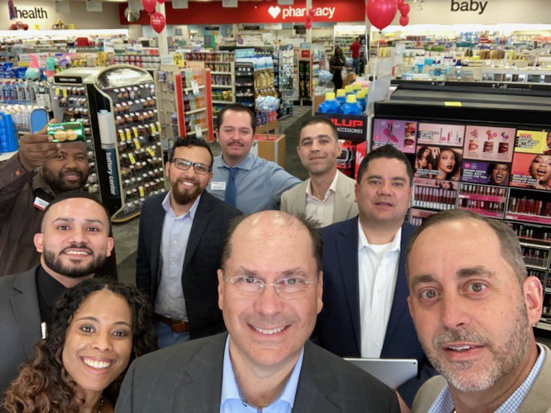cojeda13's tweet photo. Great day in San Antonio traveling YMás stores with @GoodrichCVS and his team. This group is energized and ready to rise! DLs Liz, Joe Z Abdul, Nabil &amp; thier SLs Jason, Gene, Adan, Rusty, Mario, &amp; Orlando are delivering that differentiated #YMas experience @boitelcvshealth https://t.co/oJnPLvKFUD
