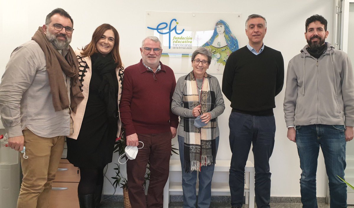 pedrojhuerta's tweet photo. Encuentro #+cErCa con @FundacionEFI en su sede de València. Compartiendo proyectos e inquietudes. Un magnífico trabajo apostando por la educación especial y con un particular cuidado de los alumnos más necesitados @ecatolicas https://t.co/Tl5ug9mYrn