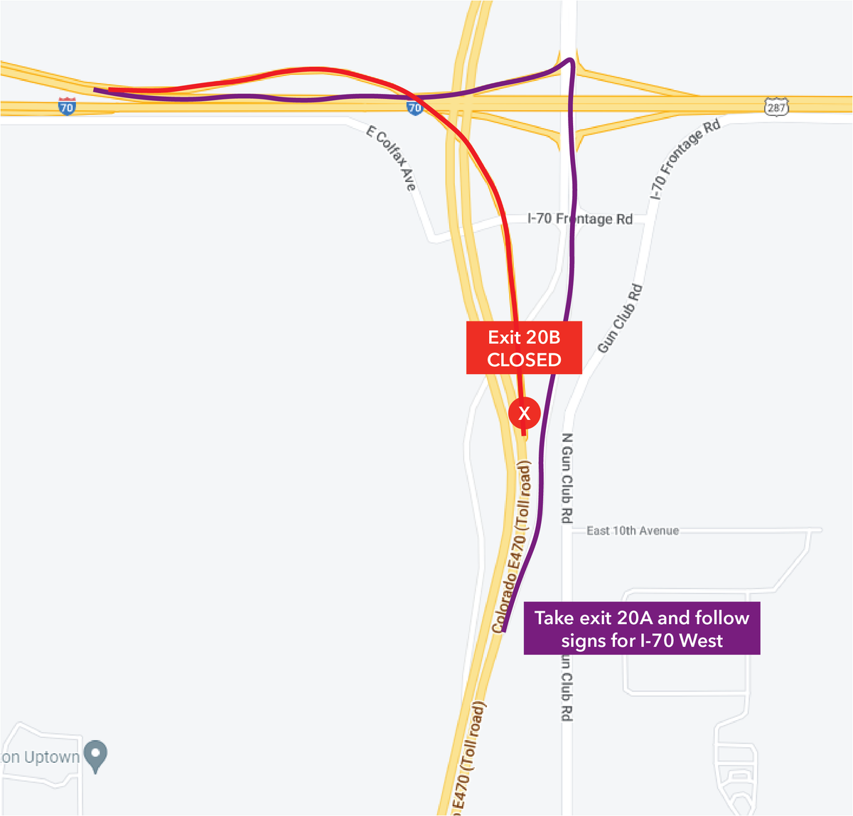 E 470 Toll Map E470 Road Updates (@E470Roadupdates) / Twitter