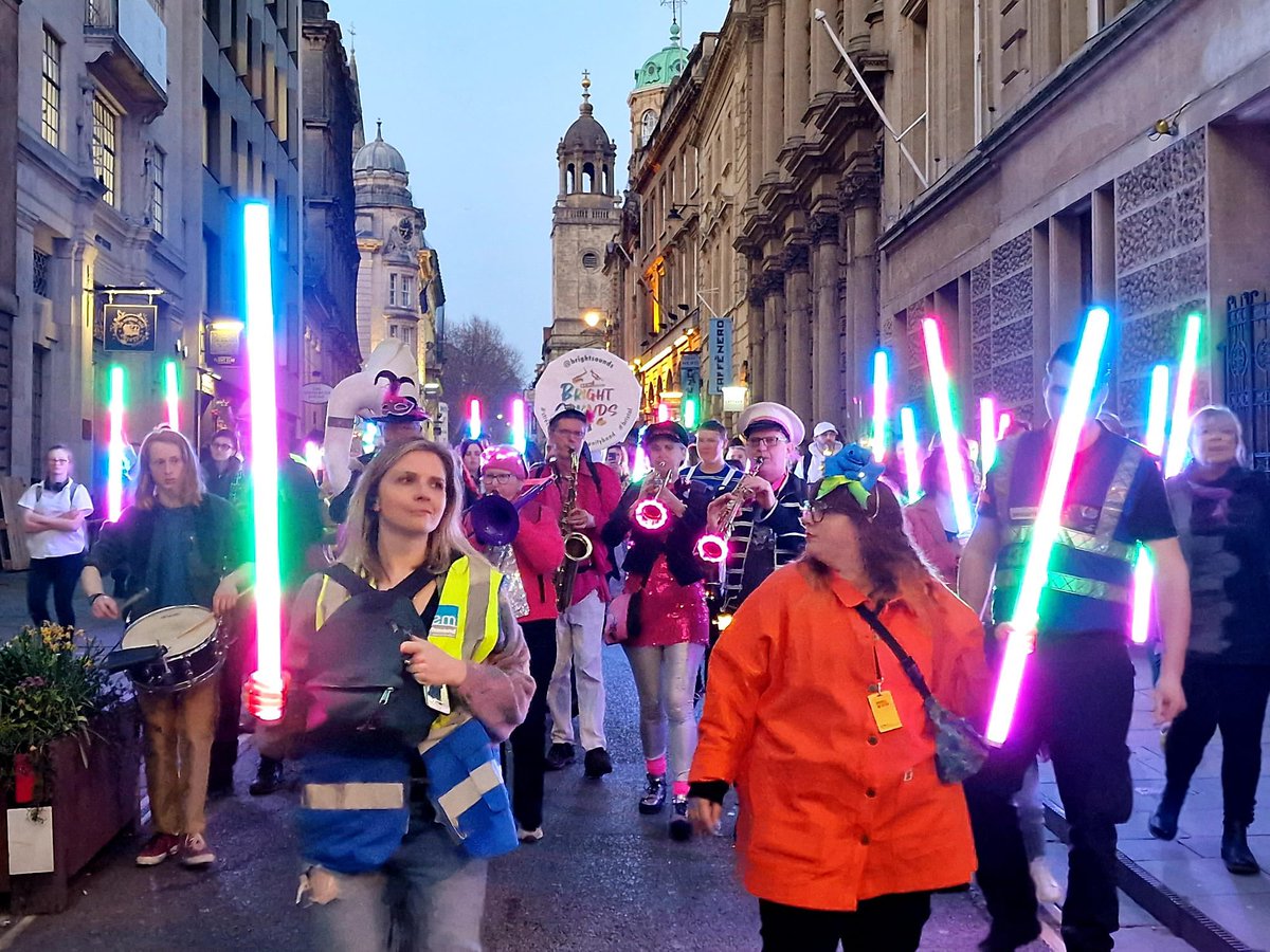BristolNightsHQ's tweet photo. A beacon of light and music shone through the streets of Bristol this evening.

This is just the start of a journey for us as a zero tolerance city for harassment of women, creating a unified city with active allies.

Thanks to everyone who came along 🙌 https://t.co/4XdOmw7ukr