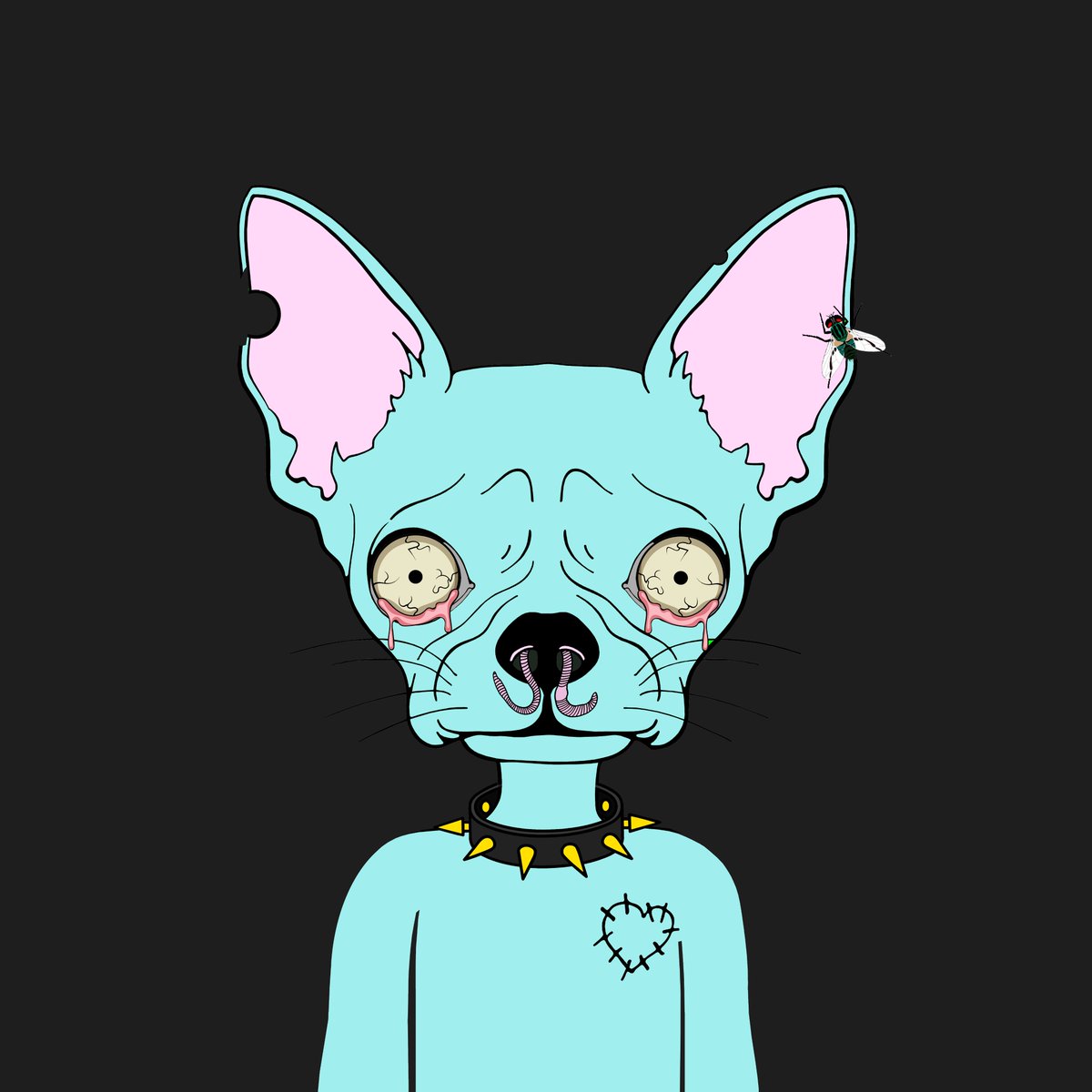 Mutant Huas, 1500 handcrafted pieces 🔥🐶 
500/1500 will be airdropped to the Chihuahua Gang holders.
Every Mutant Hua will be designed with the same characteristics of your Chihuahua Gang NFT.
"sneak peek" 👀

#nft #NFTCommunity #NFTs  #NFTcollections #OpenSeaNFT #Airdrop