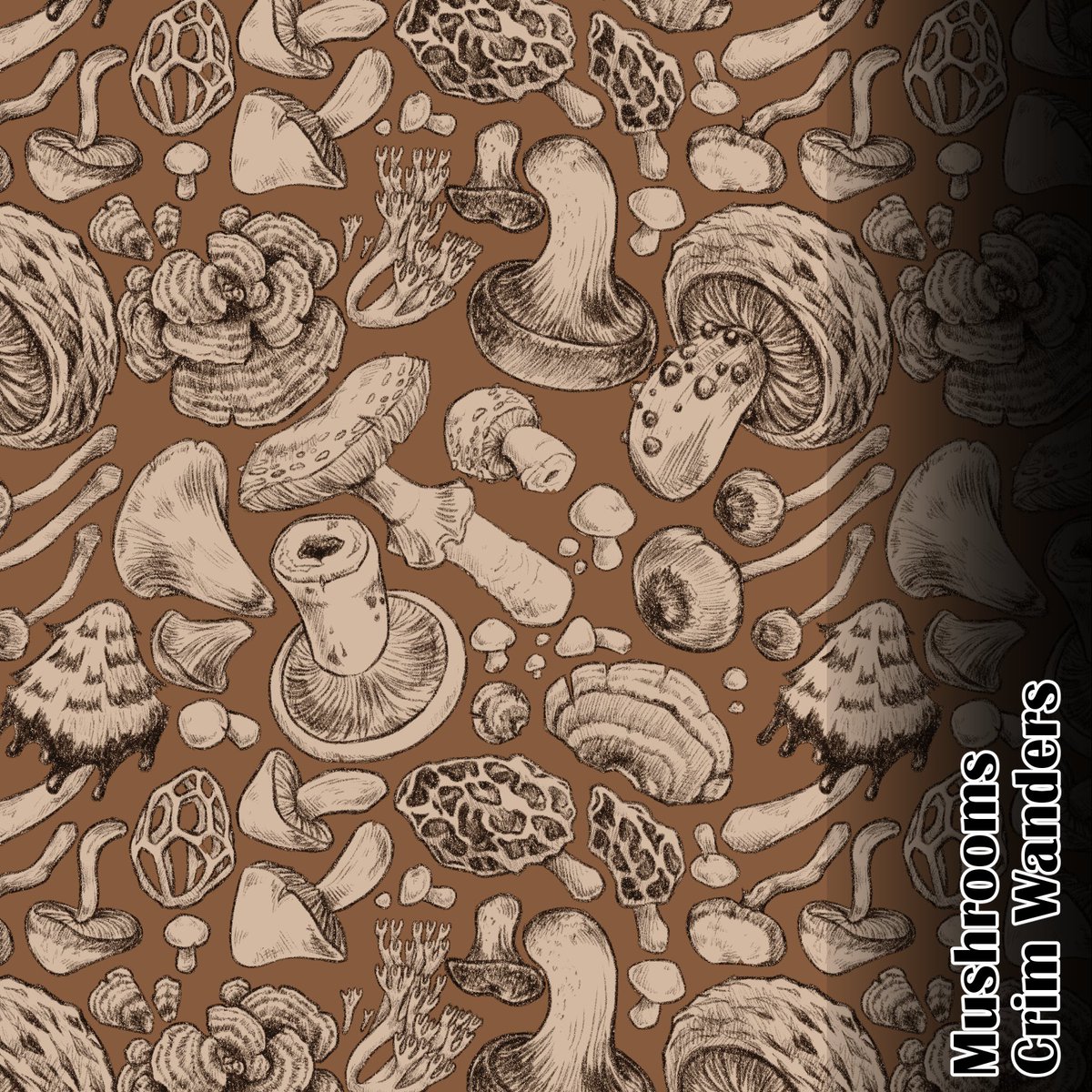 JustWanderings's tweet photo. I've been working on a set of fabric patterns and I'm going to be putting them on sale on Spoonflower by the end of the month. This one is more self indulgent as I just enjoy doodlin mushrooms.

#textilepattern #pattern #patterndesign #mushroomart #mushroom #sketchart #sketch https://t.co/ezV5eeQyxj