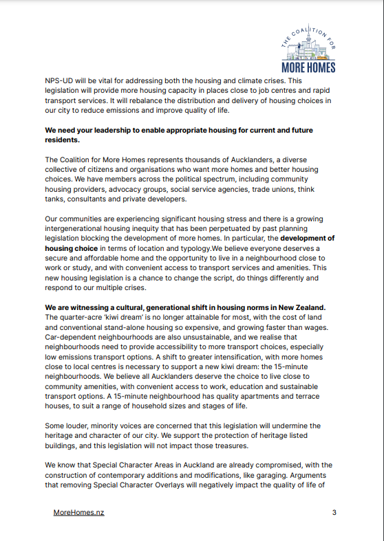 morehomesnz's tweet photo. THREAD: Today we have sent a letter to elected members across Tāmaki Makaurau-Auckland regarding Auckland Council's response to RMA Amendment Act 2021 and National Policy Statement on Urban Development (NPS-UD).

View here: https://t.co/Cuti0lX0bG https://t.co/2USRjmTCNm