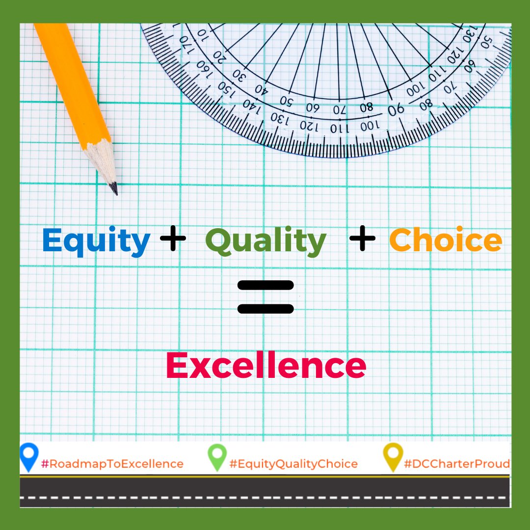 dcpcsb's tweet photo. A school cannot be excellent unless it is equitable.
By focusing on #EquityQualityChoice, our #RoadmaptoExcellence ensures that by 2024, our public charter schools will get there.
Here is how we will make it happen: https://t.co/9UONtfnjJJ https://t.co/4IjaCWQwtp