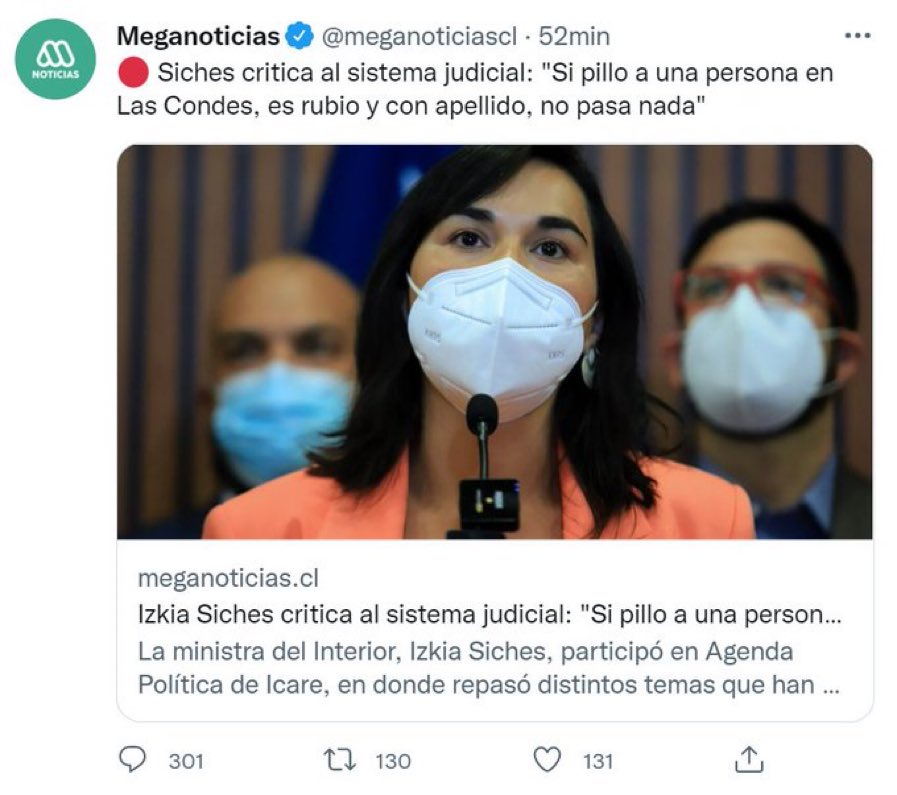 carreragonzalo's tweet photo. Ministra no me parece que difunda su discurso de odio estigmatizando a los vecinos de mi comuna. Qué se ha imaginado? https://t.co/3jr5hdNSDi