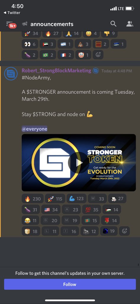 TheCoffeeBlock's tweet photo. Oh boy $Strong https://t.co/HjMwkUsJIP
