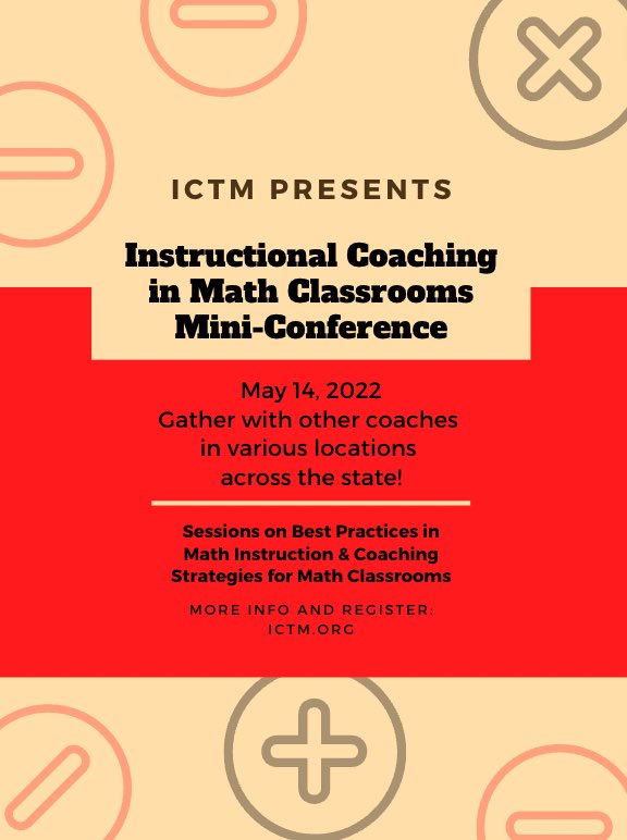 ICTM — Illinois Council of Teachers of Mathematics tweet media
