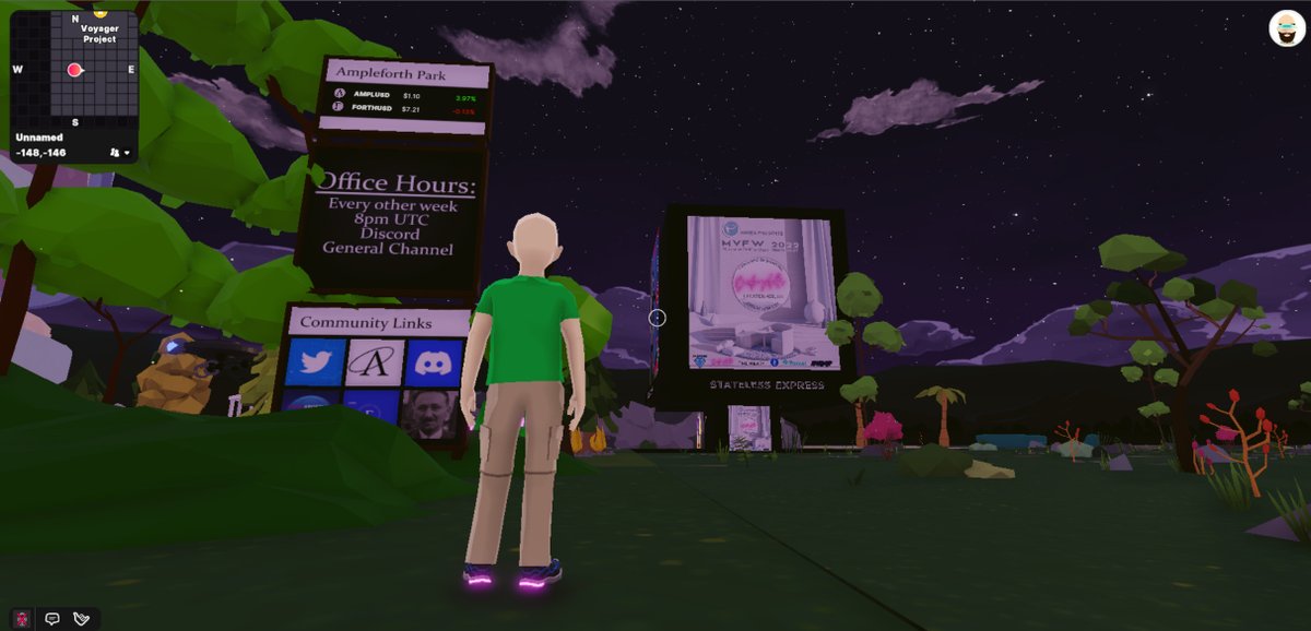 Hadn't been to <a href="/decentraland/">Decentraland</a> in a while. Finally got a little free time. Came back to some new neighbors. Even got a nice drinking spot by the northern park, <a href="/distillerydao/">DistilleryDAO | Launching Soon...</a>.