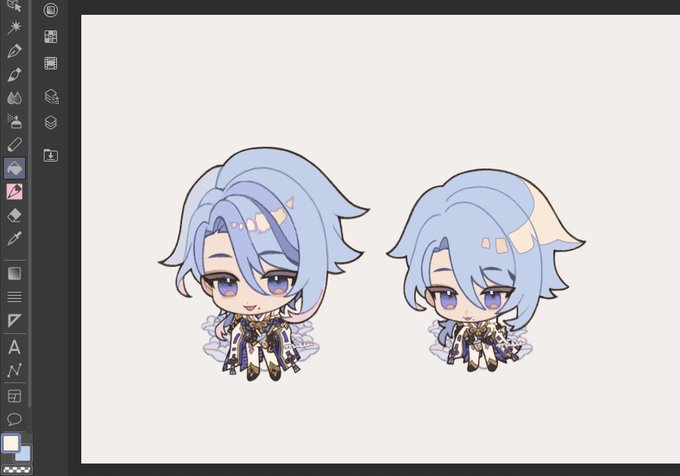 practising simplifying cheebs with ayato 🤧 