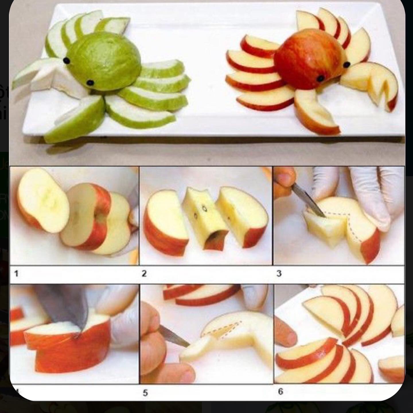 Карвинг из фруктов для детей