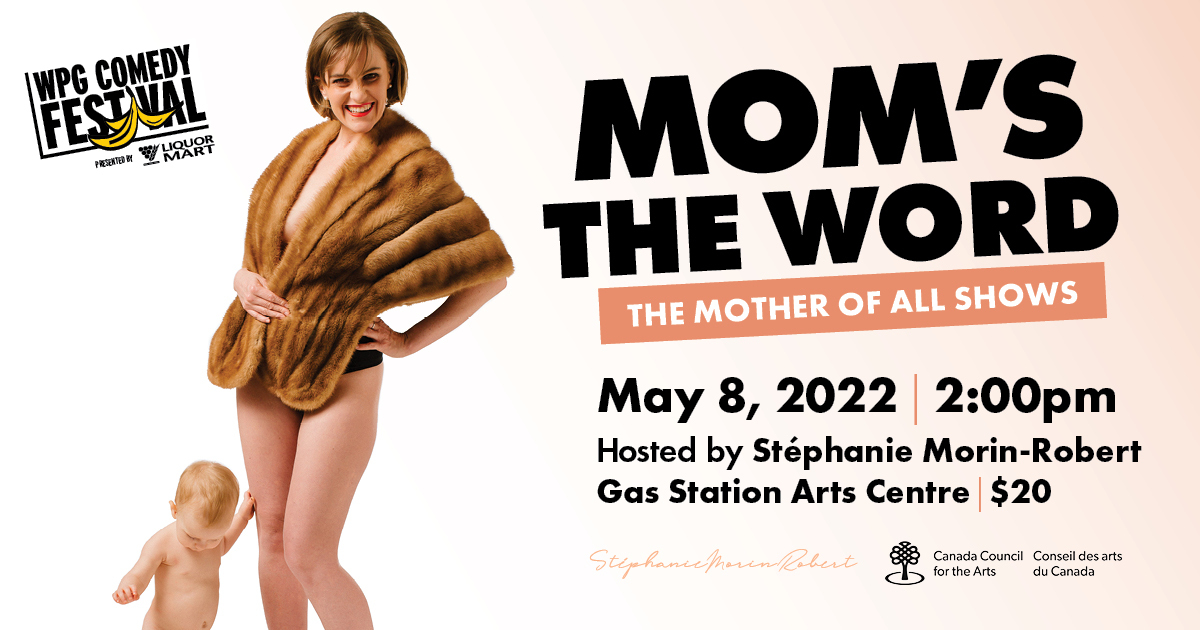 WpgComFest's tweet photo. Does your mom need a laugh? Ours does, because raising comedians is no joke! Give her the gift of comedy this Mother’s Day and impress her with your thoughtfulness! 🎁💐

🎟️ Tickets available for $20 here » https://t.co/9rjpd3SBt8 https://t.co/1D0tkaDwdN