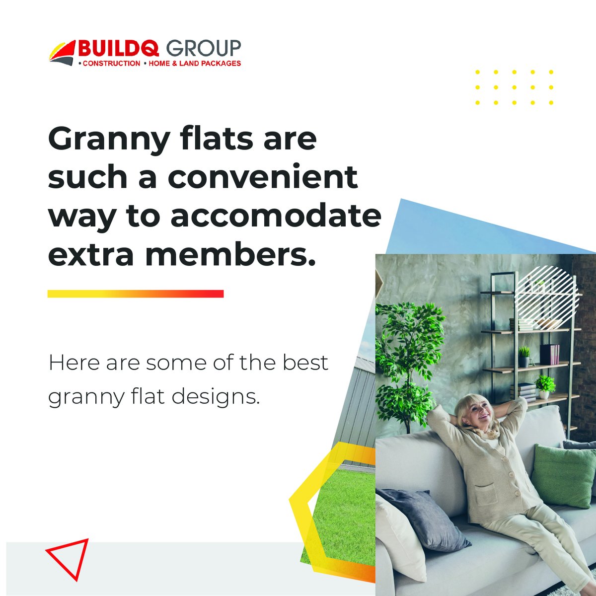 BuildQGroup's tweet photo. A granny flat is an extra space in your home that you can use to house a nanny, ageing parents, or guests. https://t.co/2r9jGmjmp1

#homebuilder #homeconstruction #dreamhome #homesweethome #houseforsale #customhomebuilder #buildq #customhomes #househunter #realestate https://t.co/nmvAKw84QE