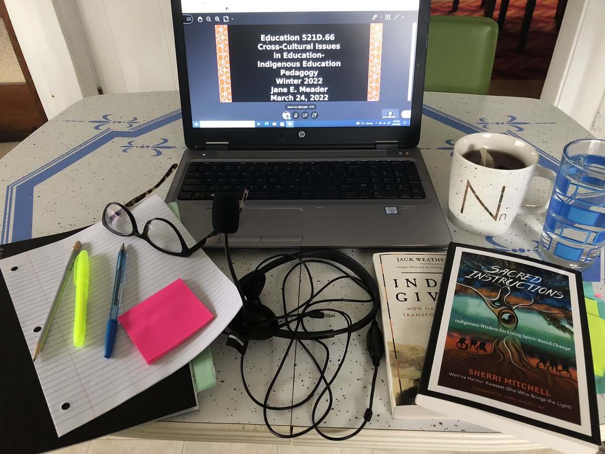 Time for class! As a leader and educator in Mi’kmaki, I’m committed to learning more and doing better. #teachers #nstu