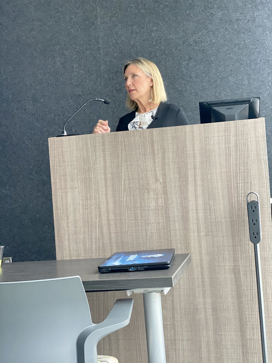 DakotaState's tweet photo. Andrea L. Thompson was on campus today as the keynote speaker of DSU 2022 Research Week. Thompson’s topic addressed “Cyber Threats, Risk, and Strategic Thinking: A New Cold War?” Fantastic discussion by all, it was great to have you at @DakotaState!

#CyberSecurity #DakotaState https://t.co/hxKvXcgIYj