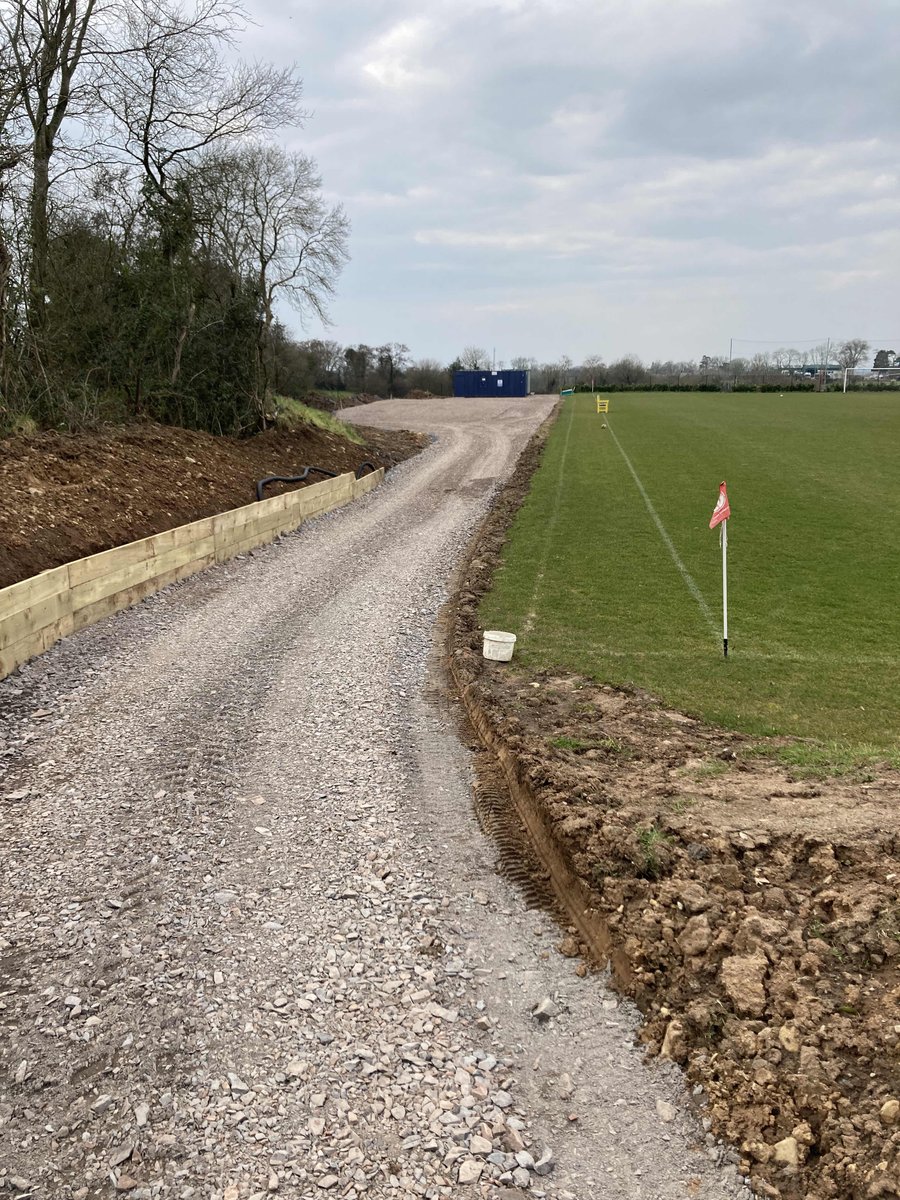 creweutdfc's tweet photo. Some serious work going on at Crewe Park. We have some big news coming soon 👀👀 #community #itsalwaysredandwhite https://t.co/Rghqtd6hXV