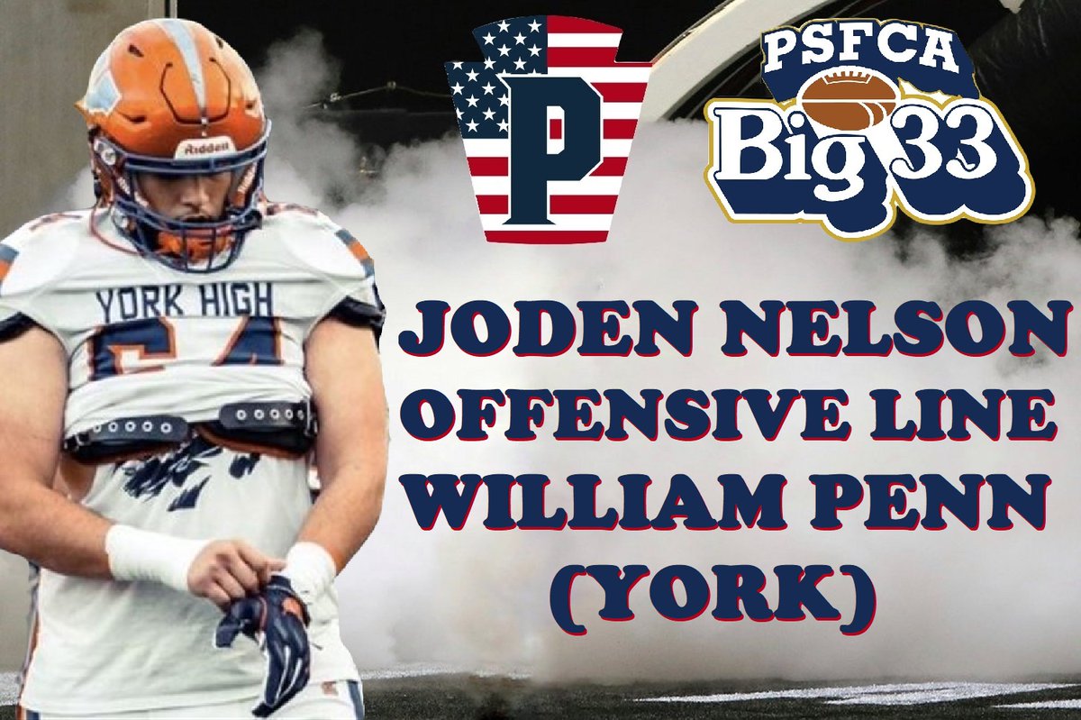 We are sad to tell you that Moon Twp OL Trent Fraley and Bethlehem Catholic OL Justin Kanyuk had to withdraw from the game. 
Stepping up for them will be from <a href="/TepFootball/">Imhotep Football</a> OL <a href="/Bigmir_74/">Emir Stinette</a> and from William Penn (York High) <a href="/joden62/">Joden Nelson</a>