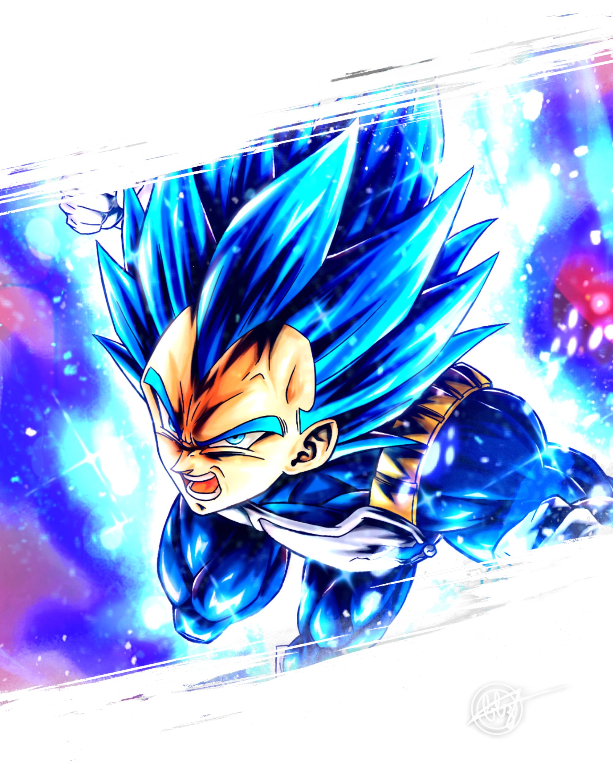 BLZ on X: Super Saiyan Blue Kaioken Goku & Super Saiyan Blue Evolved  Vegeta Full art coming soon. Hope you like it. Feel free to share.  #DBLegends  / X