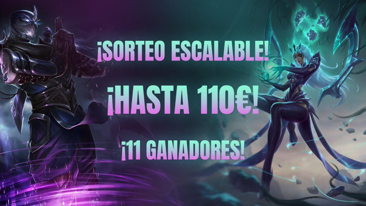 LoLWildRiftES's tweet photo. 🎁 ¡MEGA SORTEO HASTA 110€ PAYPAL! 🎁

⬇️ Requisitos:
➩ Seguir a
@LoLWildRiftES @JaviGinger
@OscarBK_ @SamCro_TM
@SrChimichurri @sebssgg
@PabloAseL @Bombonzero
@BlandiiBlu @LlomenYT
@MeeboxPlay @KuraleksTwitch
➩ Dar RT y Like
➩ Mencionar a 2 amigos

⬇️ Explicación

#WildRift https://t.co/9SSsn563YJ