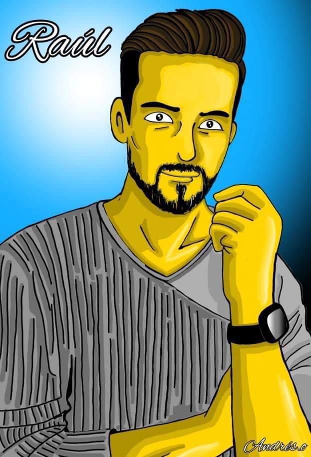 Gracias a Raúl!!!! Excelente cantante y persona!!!! OS dejamos su ilustracion simpsonizada! Esperamos que OS guste !!!! saludos!!@veronica_code_g <a href="/Raulcantante/">Raul Fuentes Cantant</a> <a href="/FansRaulFuentes/">Fans RaúlFuentes</a>