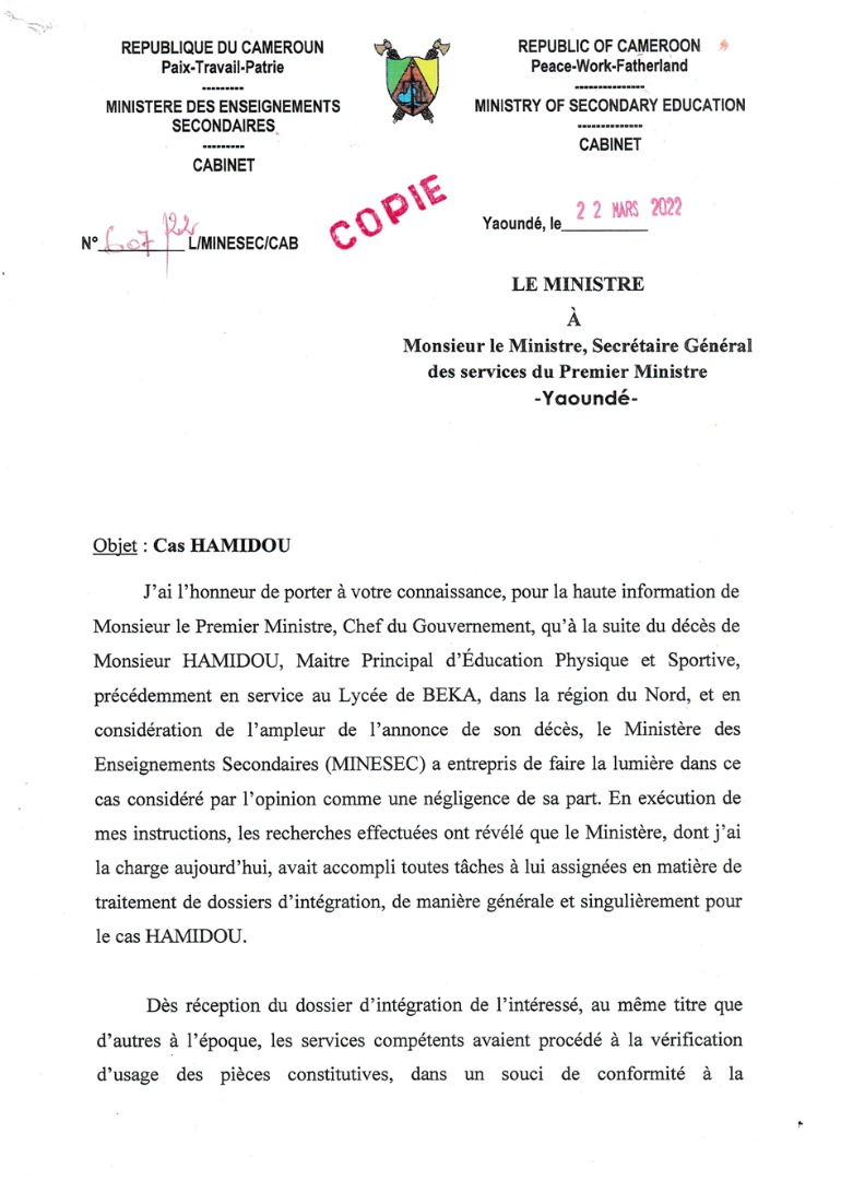 KaramokoSoule15's tweet photo. Madame la #Minsec dit qu'elle a transmis le dossier d'intégration du feux #Hamidou prof de sport le 13 juillet 2012 et non le 14 février 2022 au @minfopra_gov tel que dit ce dernier. Bref entendez-vous hoooo lui est déjà décédé. Pensez à sa femme et ses enfants.
#OTS https://t.co/hvxKgRdi6f