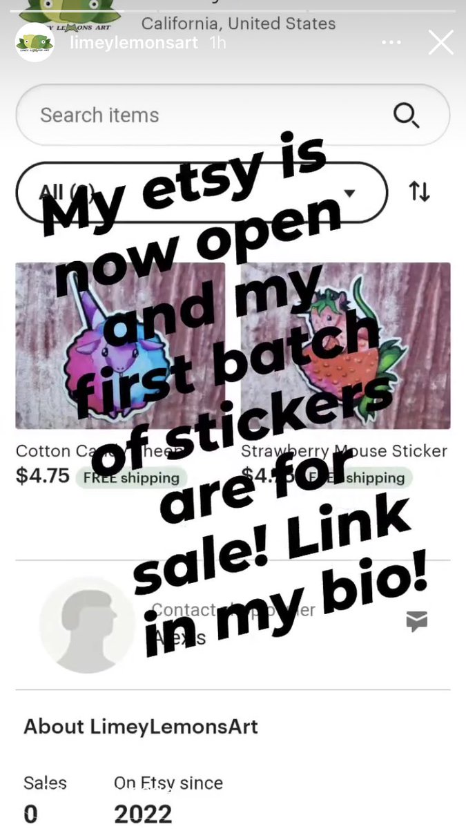 clari_clay's tweet photo. Y’all @limeylemonsart finally made stickers of my bb. The Berry mouse 😭 https://t.co/wk8e0EyQ74