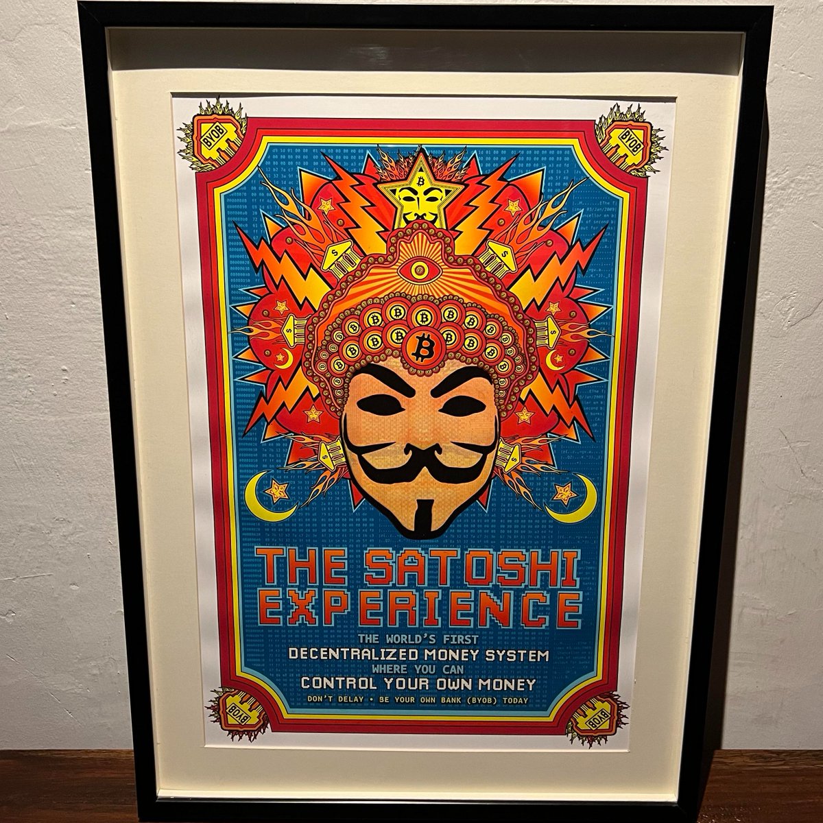 Giving away a signed #Bitcoin art print from luchopoletti.com 

To win this 'The Satoshi Experience' print:
• Like &amp; Share this tweet
• Follow @LuchoPoletti &amp; <a href="/luchopoletti/">Lucho Poletti</a>art  

Winner will be drawn Tuesday, March 29th