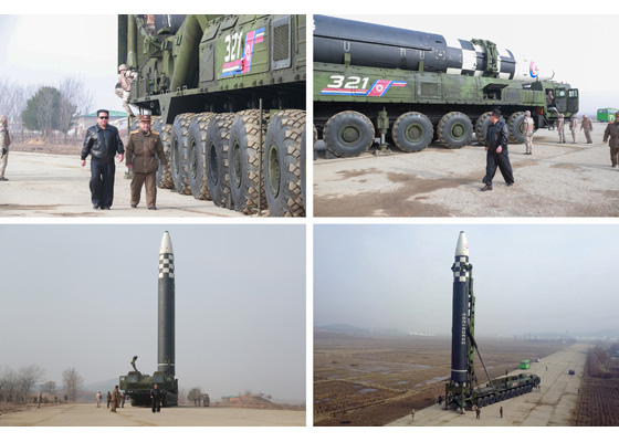 RebeccaRambar's tweet photo. Corée du Nord : Photos du test du nouvel ICBM Hwasong-17.
3/ https://t.co/YUpicR6wdi