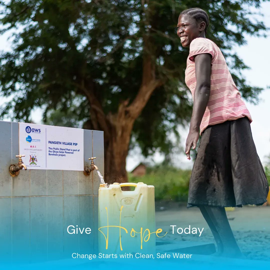 This #WorldWaterDay give hope. In the past 12 years, we have trained over a million people in WASH and Solar Disinfection (SODIS) and have built two other solar-powered boreholes to bring clean water, health and hope to communities across Uganda. buff.ly/3bxg48h