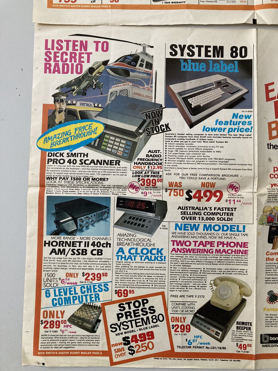 the_jongleur's tweet photo. @Recta_Pete Have fun shopping with the #DickSmithElectronics Easter ‘83 catalogue. https://t.co/lENzzA1qrl