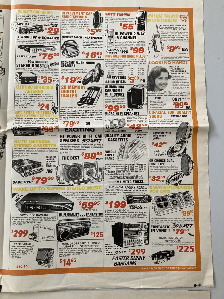 the_jongleur's tweet photo. @Recta_Pete Have fun shopping with the #DickSmithElectronics Easter ‘83 catalogue. https://t.co/lENzzA1qrl