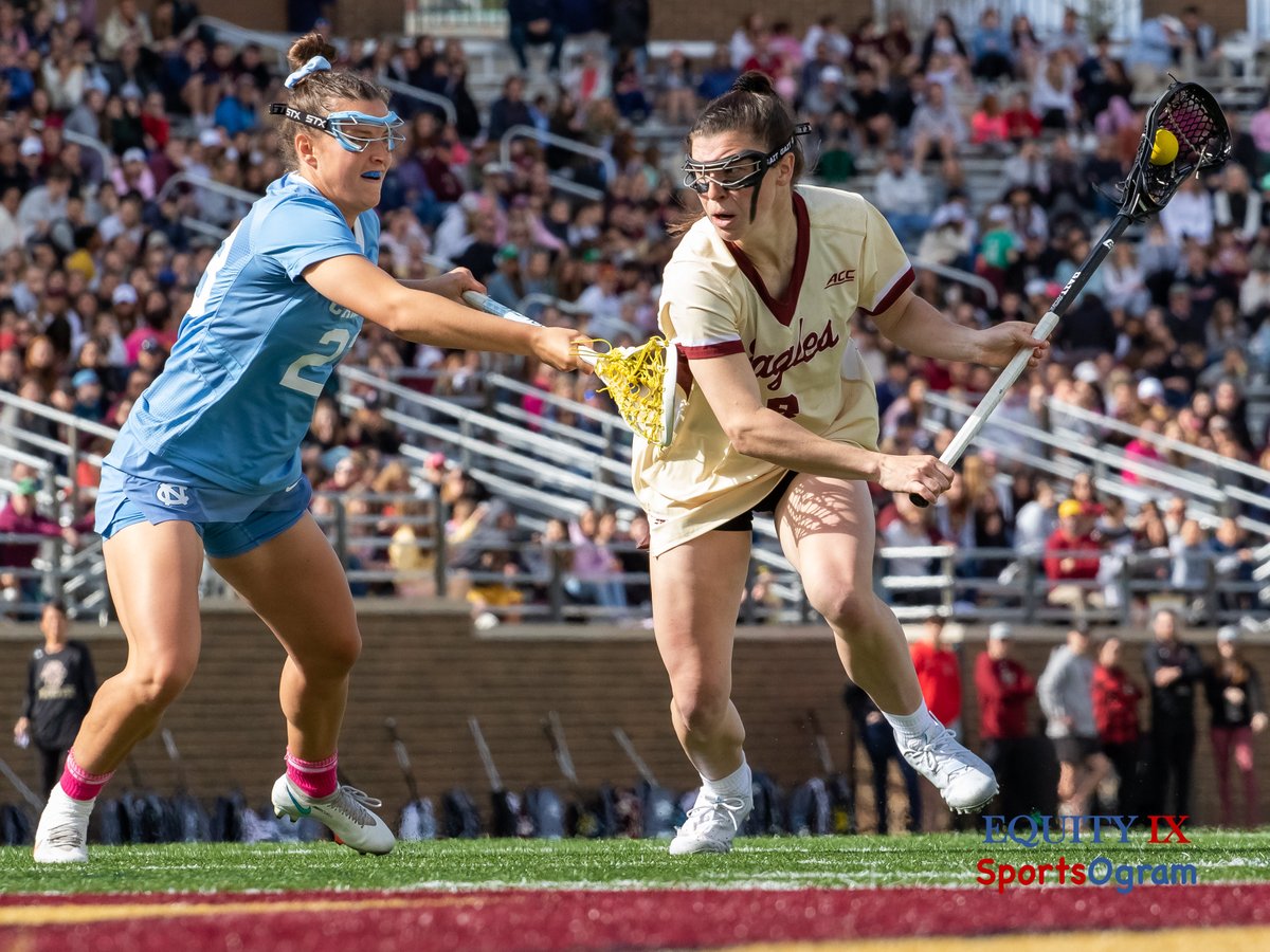 6,000 fans supported <a href="/BCwlax/">BC Women's Lacrosse</a> vs <a href="/uncwlax/">UNC Women's Lacrosse</a> - Great Day for Women's Lacrosse!!! #TitleIX #lacrosse #WomensHistoryMonth