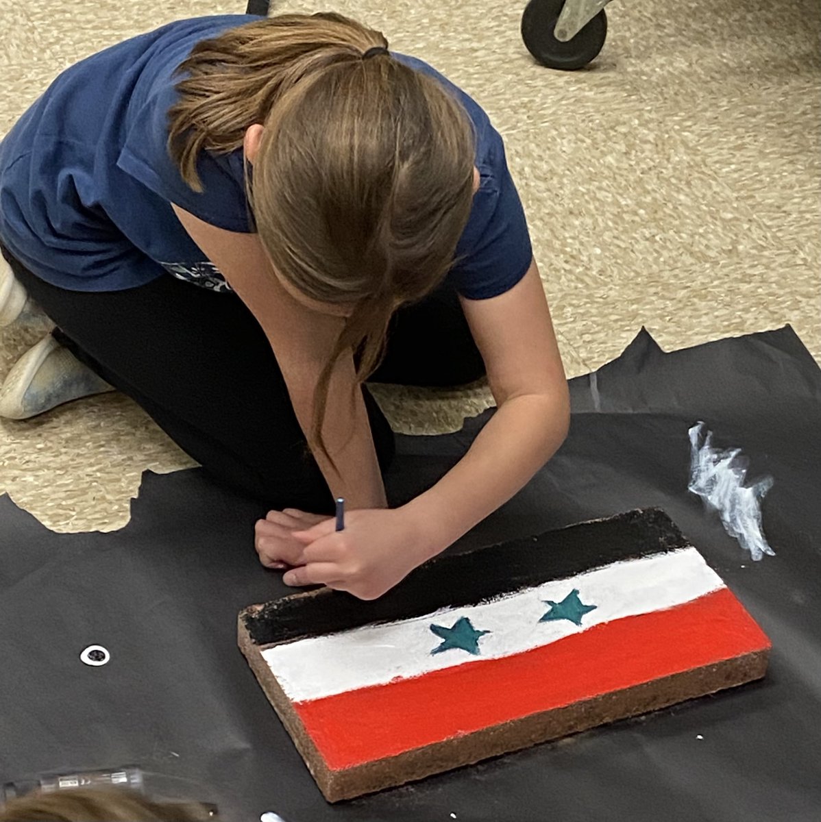 mrscapka's tweet photo. So proud of @Hillcrest_BCPS Environmental Club for embracing our school diversity and creating pavers to represent the home countries of our Ss @ramos_maria1 @almorrow0430 @BaltCoPS https://t.co/F9Yh4q9akA