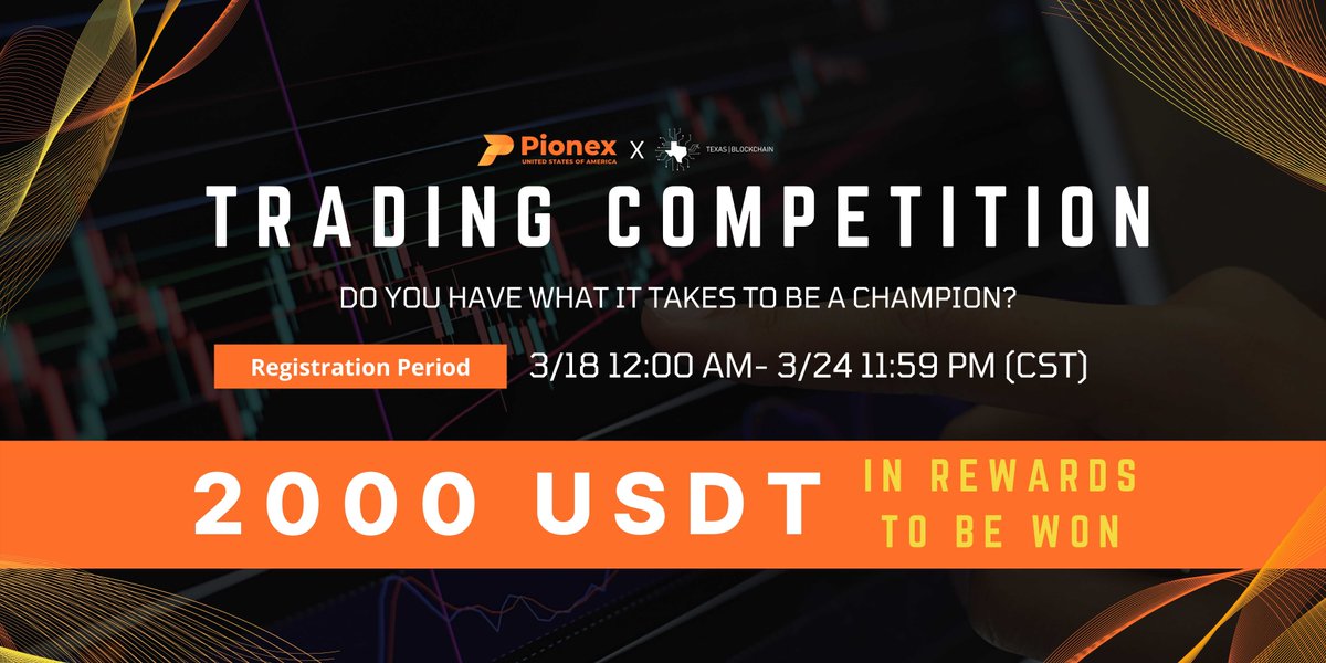 pionex's tweet photo. THANKS to all the UT Longhorns🐮 who came to our **INFO SESSION** yesterday! 

🚨 *TODAY*🚨 is our **LAST DAY** of REGISTRATION by **11:59 PM (CST)** for our trading competition! 

>>>*SIGN UP HERE:* https://t.co/MUpaI5gQHR https://t.co/zUdtyQNiN0
