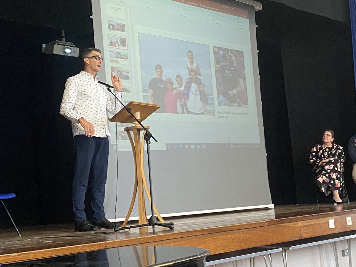 IBHarrington's tweet photo. What a stunning message from Rory Steyn (@NelsonMandela) Head of Security about Learning and Reconciliation. @wilmingtonboys were privileged to listen. Thank you. https://t.co/lqNfP7f4J6