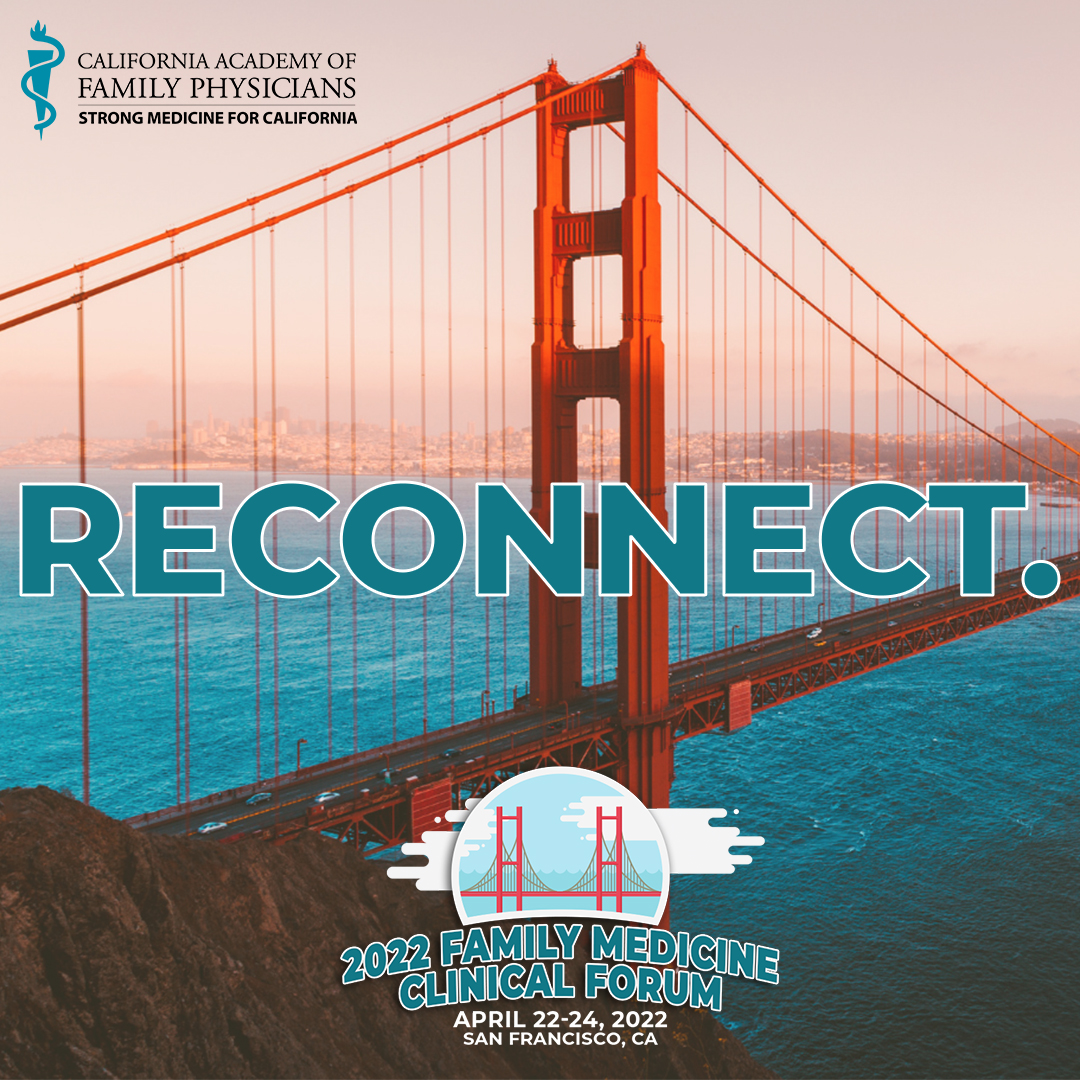 cafp_familydocs's tweet photo. The 2022 #CAFPForum returns to an in-person format as we gather our #FamilyMedicine community. This year we look forward to reconnecting with colleagues from across California! Learn more and register online!https://t.co/lWyPiX0SZI #FamilyDocs #FamilyPhysicians #PrimaryCare https://t.co/ViNSXZVgz8