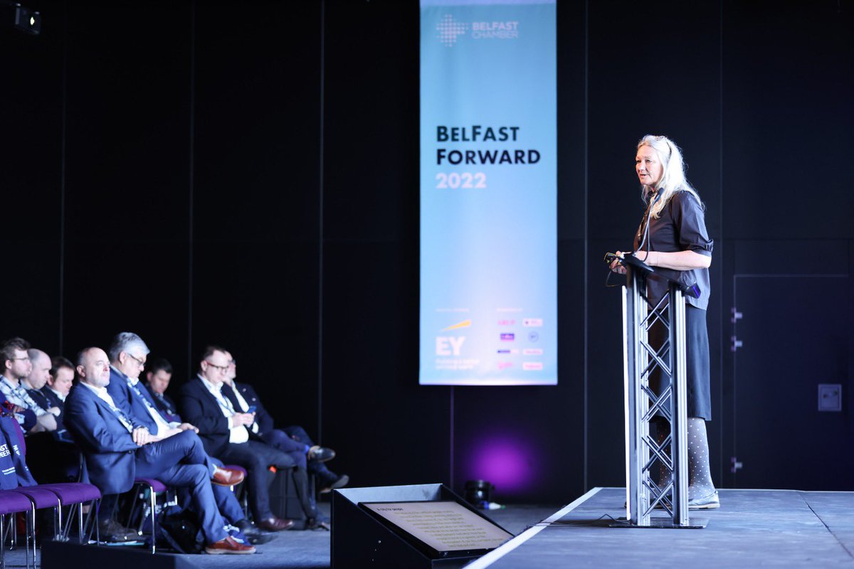 A great day at our #BelFastForward 2022 conference. Showcasing the best of Belfast whilst also learning lessons from other cities. Issues around sustainability, creating a people centred city and young people as a driver of change featured in many of the excellent contributions