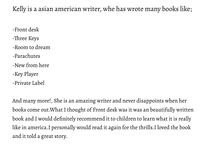 hub_hillary's tweet photo. @ChapterChatNZ @kellyyanghk Here is my research on Kelly Yang, I hope you like it! :)

-Katelyn https://t.co/tcPCC4CoJY