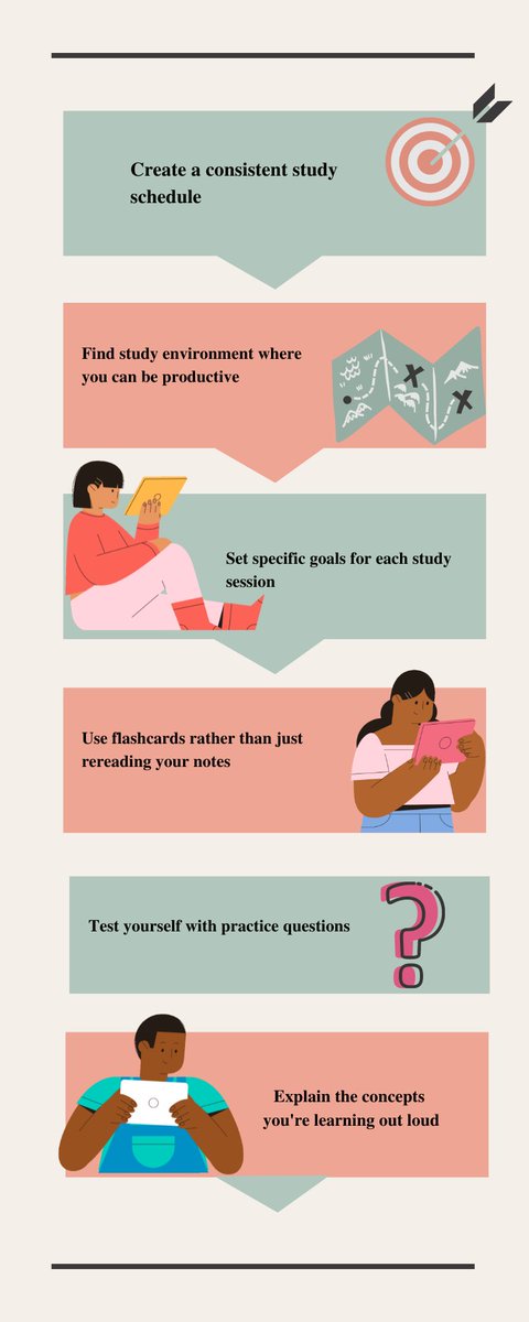 studyabroadcub's tweet photo. ❗️Coming up next: #midterms 📚        

Here are some studying tips to get you ready for the #exams 🤓 https://t.co/pnpXgA52CN
