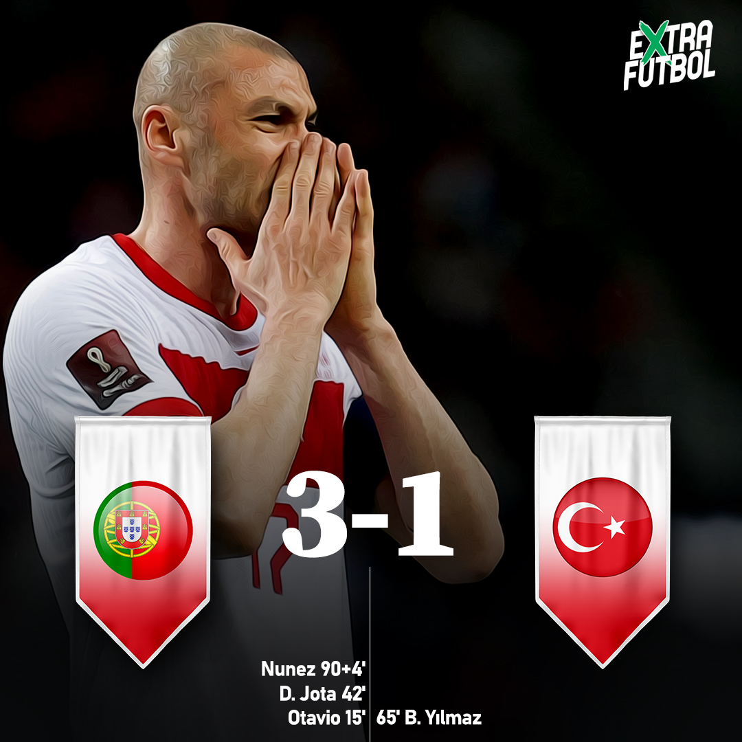 Futbol3Extra's tweet photo. 😓😓 7.32 - 2.44 KALE!!! 🥅

🇹🇷❌Dünya Kupası Elemeleri play-off yarı final maçında Portekiz'e 3-1 kaybeden A Milli Takımımız, 2022 Dünya Kupası'na katılma şansını kaybetti!

#BizimÇocuklar #BurakYılmaz https://t.co/DqEUW5pVd1