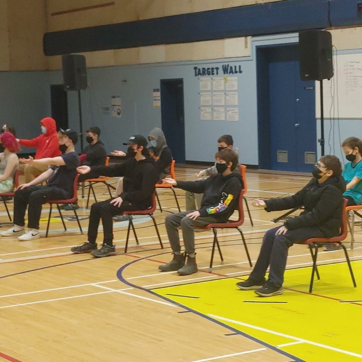 Today we were treated to two entertaining performances by <a href="/IanStewartHypno/">Ian Stewart</a> with the power of focus and persuasion by hypnotizing volunteers from our grade 8s. Our 6 &amp; 7s were treated to juggling and other highly entertaining tricks! Great day at Grove! #watchuslearn @TCRCE_NS