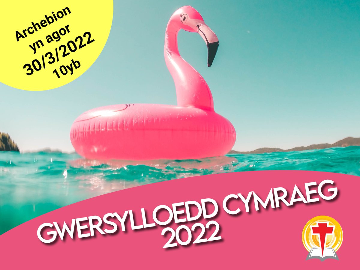 Mae'r tywydd yn cynhesu ac mae'r Haf yn galw!

Archebion y Gwersylloedd Cymraeg yn agor Dydd Mercher 30/3/22. Y cyntaf i'r felin!

Ewch i'r wefan am fwy o wybodaeth:
mudiad-efengylaidd.org/ein-gwaith/gwe…