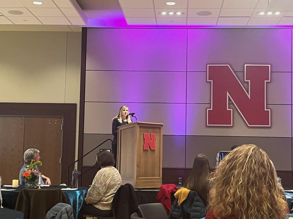 It was an honor to speak at the Women’s History Month Celebration today about all the great work done by the Chancellor's Commission on the Status of Women and to see so many women recognized for their courage, character and commitment. ccsw.unl.edu